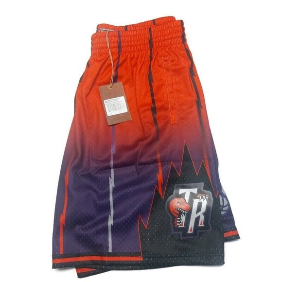 Mitchell & Ness Toronto Raptors Fadeaway Swingman Basketball Shorts Mens Sz 2XL - Picture 7 of 7